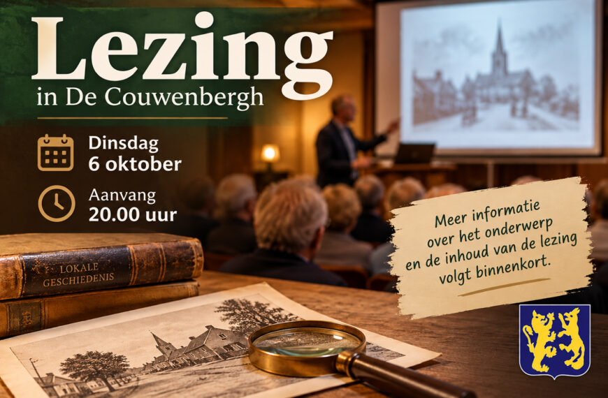 Lezing in De Couwenbergh